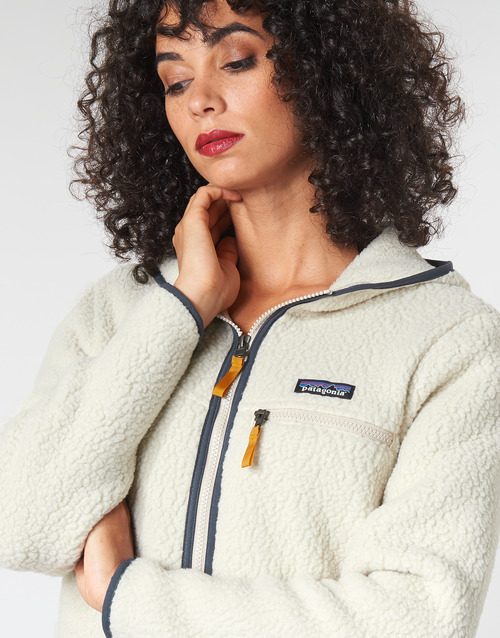 Patagonia - W'S RETRO PILE HOODY - Blanc