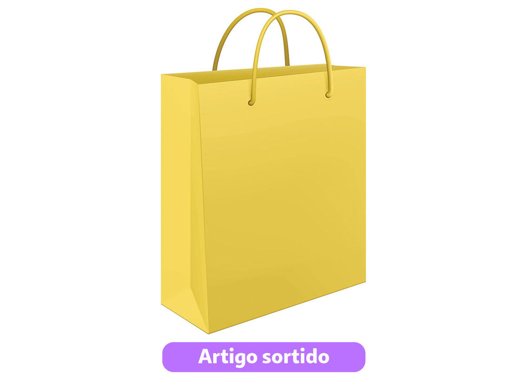 SACO PAPEL MITOS XL 45X48X17CM CORES SORTIDAS