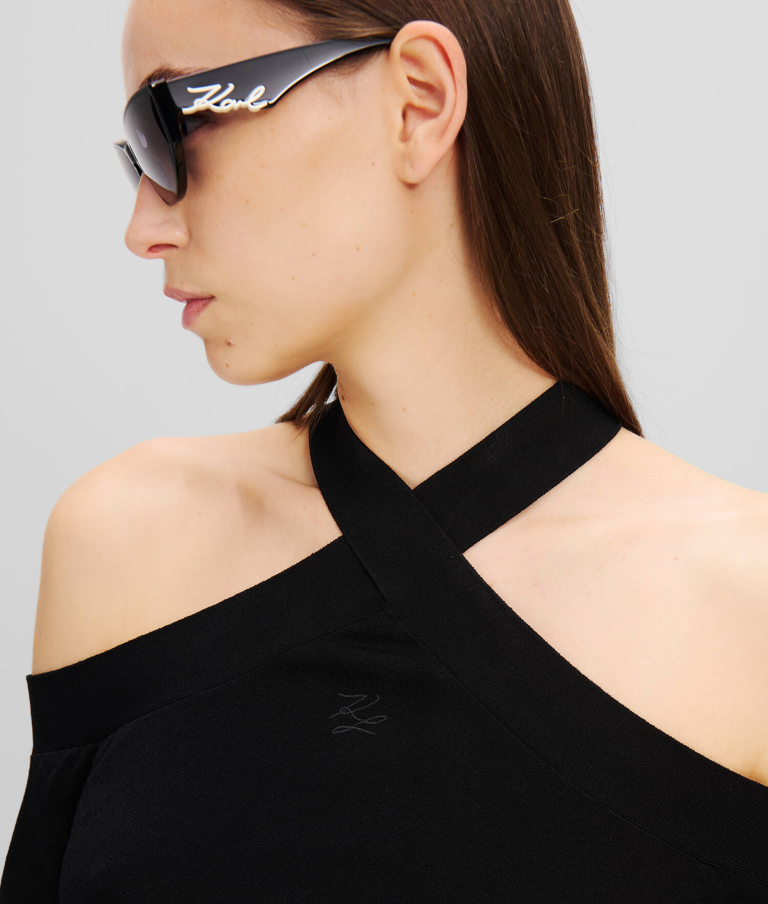 ROBE MIDI À ÉPAULES DÉNUDÉES