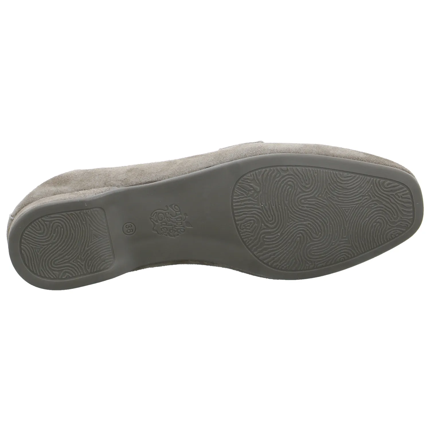 APPLE OF EDEN Slipper Taupe Leder  mit Lederfutter