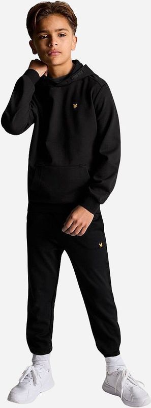 Lyle & Scott - Brushback Fleece Hoodie - Zwart - Voor Jongens
