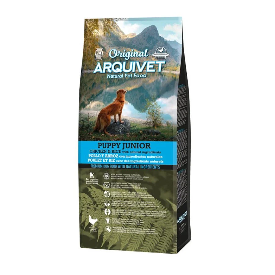 Ração Arquivet Puppy Junior Original Frango e Arroz para cães