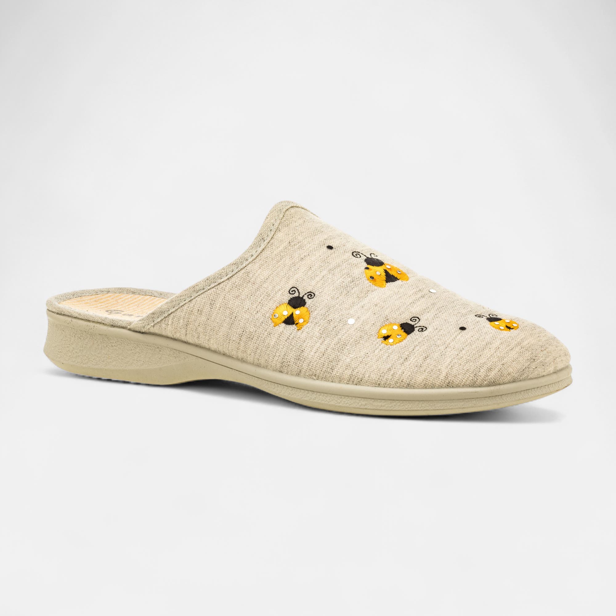 Pantoufles mules Femme gris