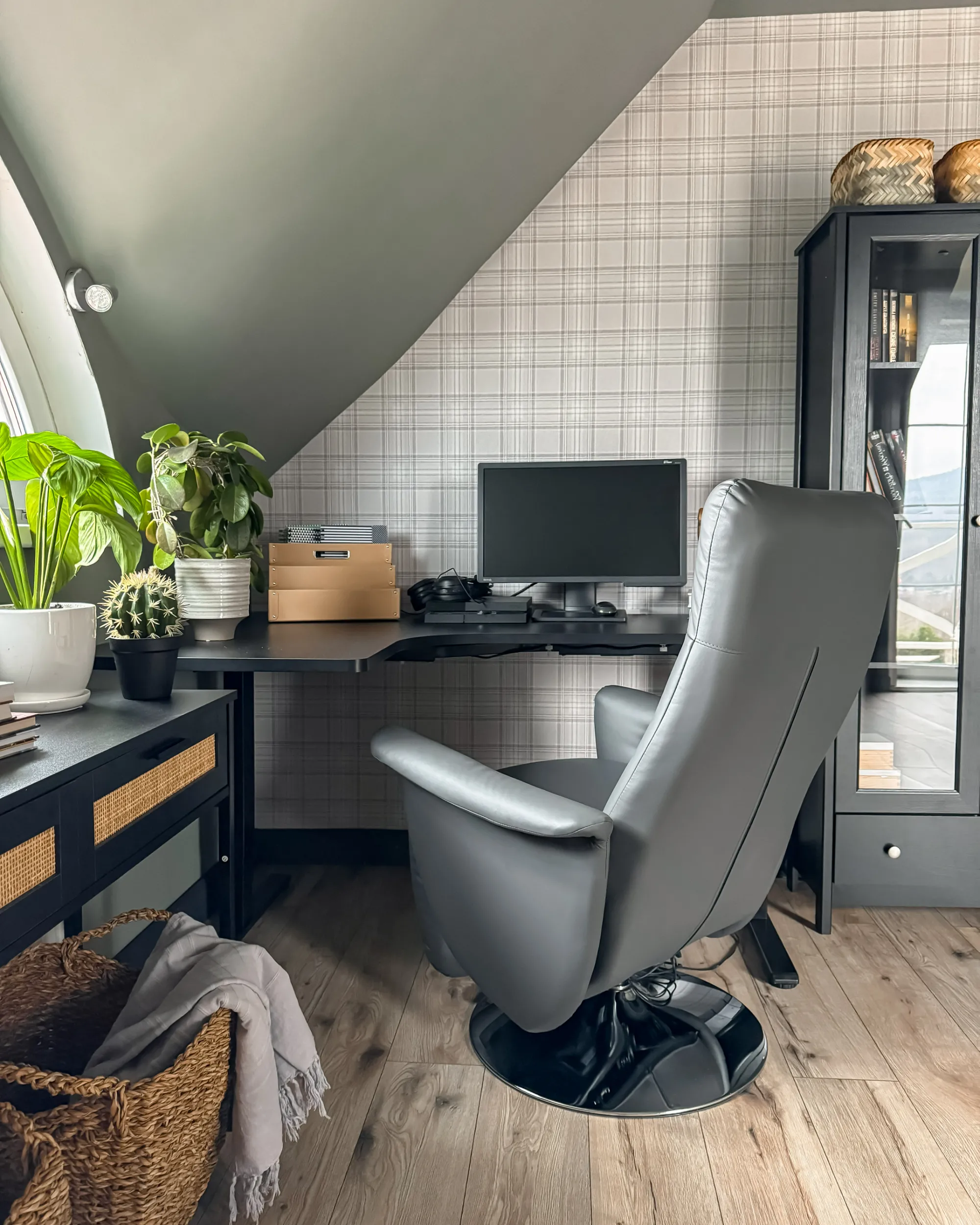 Relaxfauteuil PRIME inclusief voetensteun Kunstleer Grijs