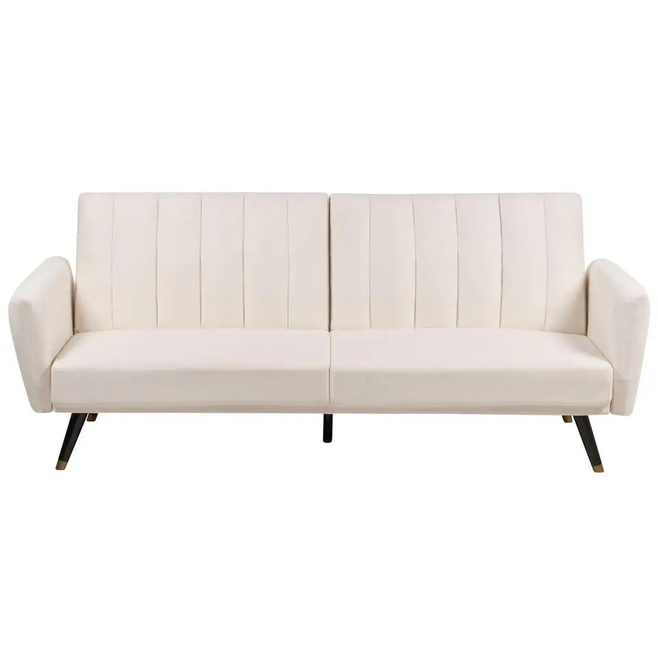 VIMMERBY - Slaapbank - Lichtbeige - Polyester