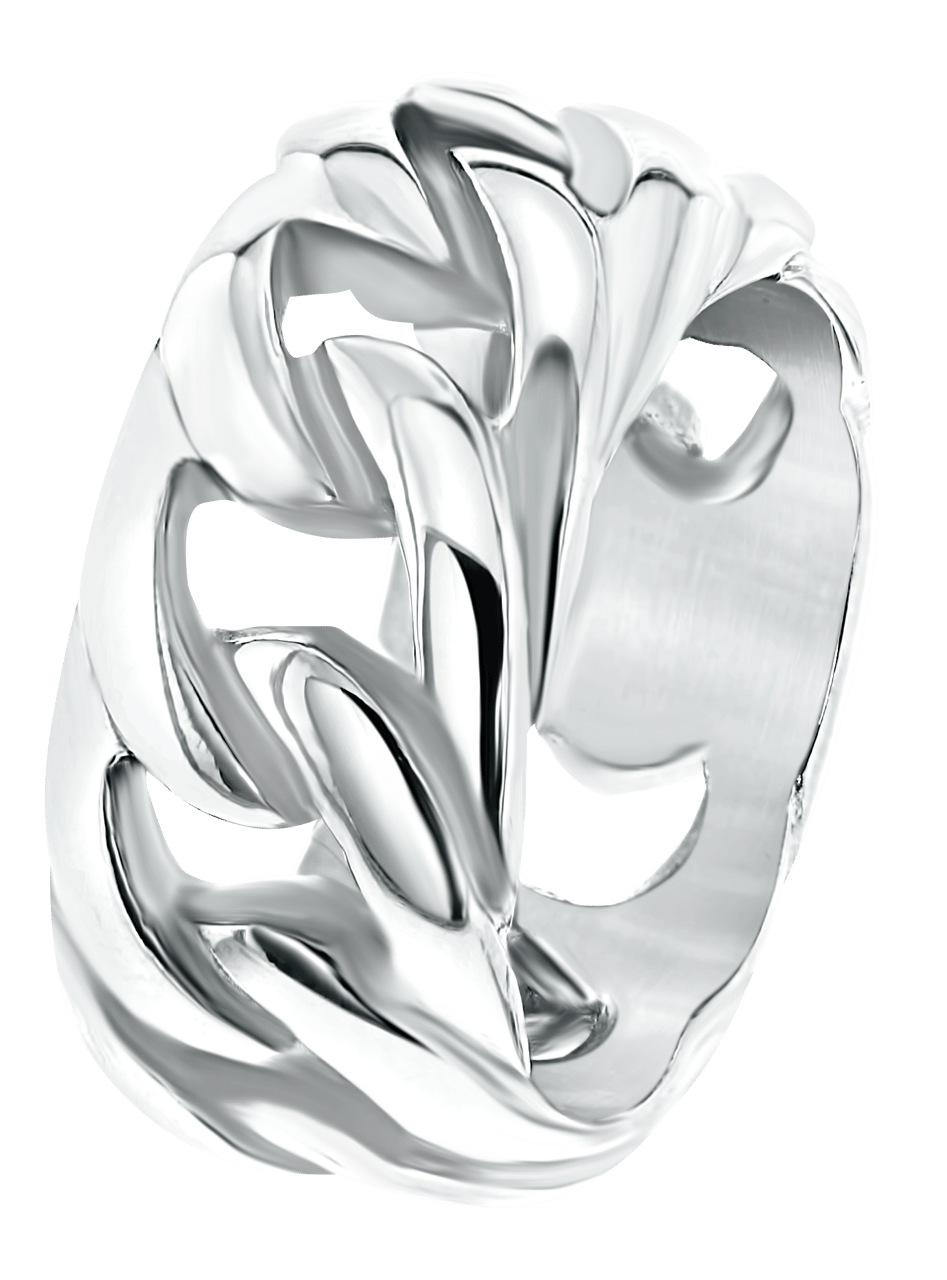 Gerecycled stalen ring schakel