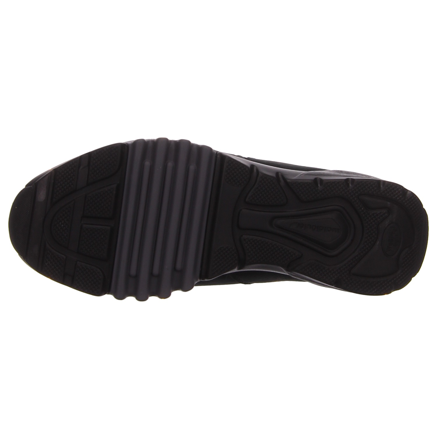Waldläufer Schnürschuh schwarz schwarz