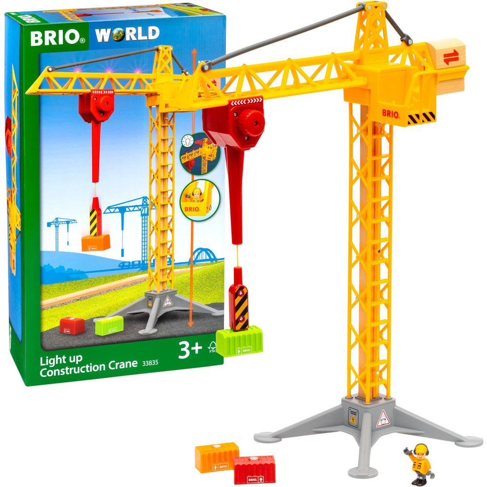 Køb BRIO® 33835 Byggekran Med Lys