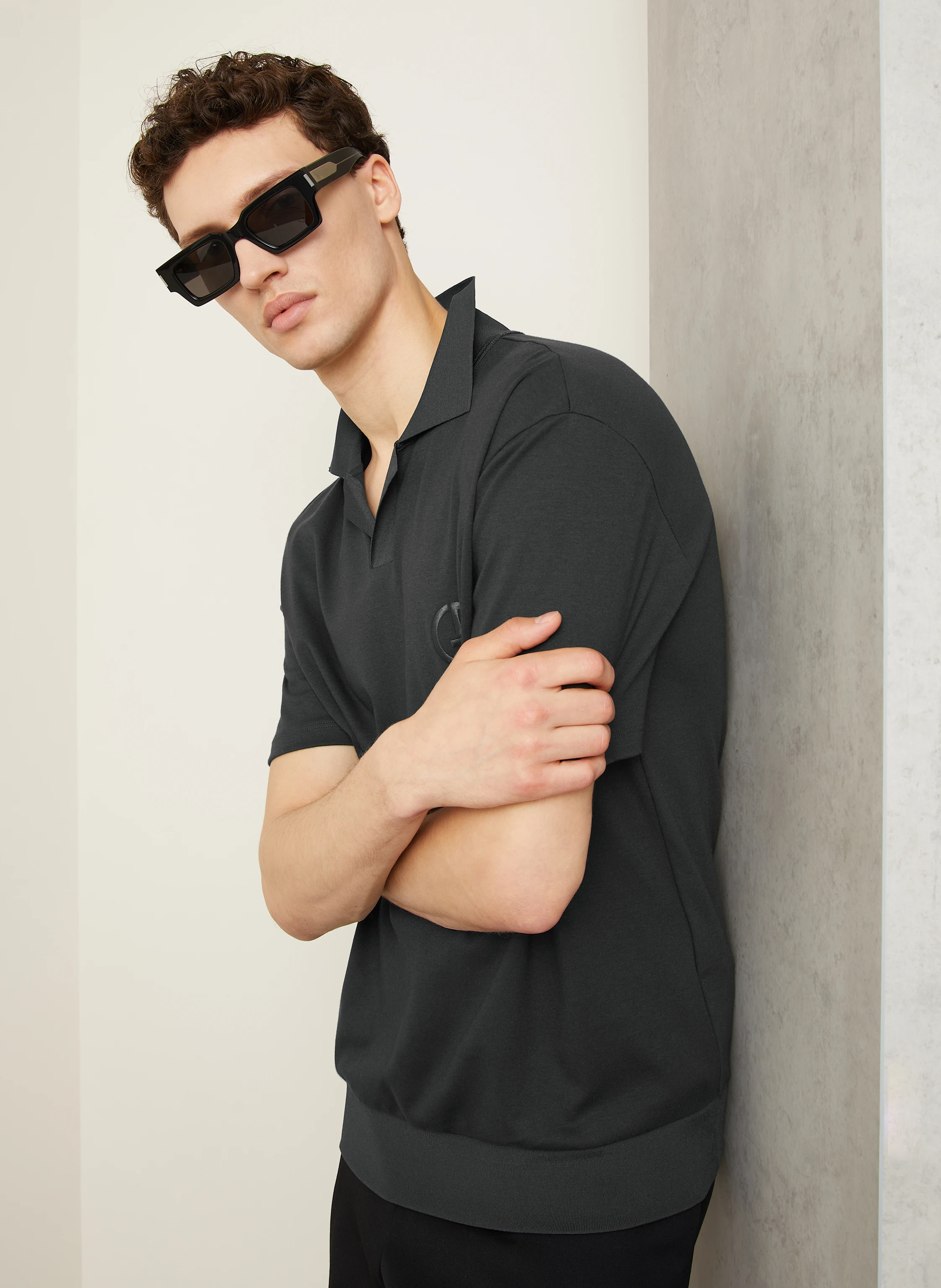 GIORGIO ARMANI Jersey-Poloshirt