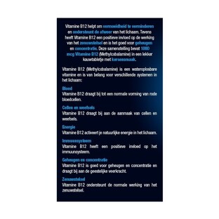 Lucovitaal Vitamine B12 1000mcg Kauwtabletten 60TB