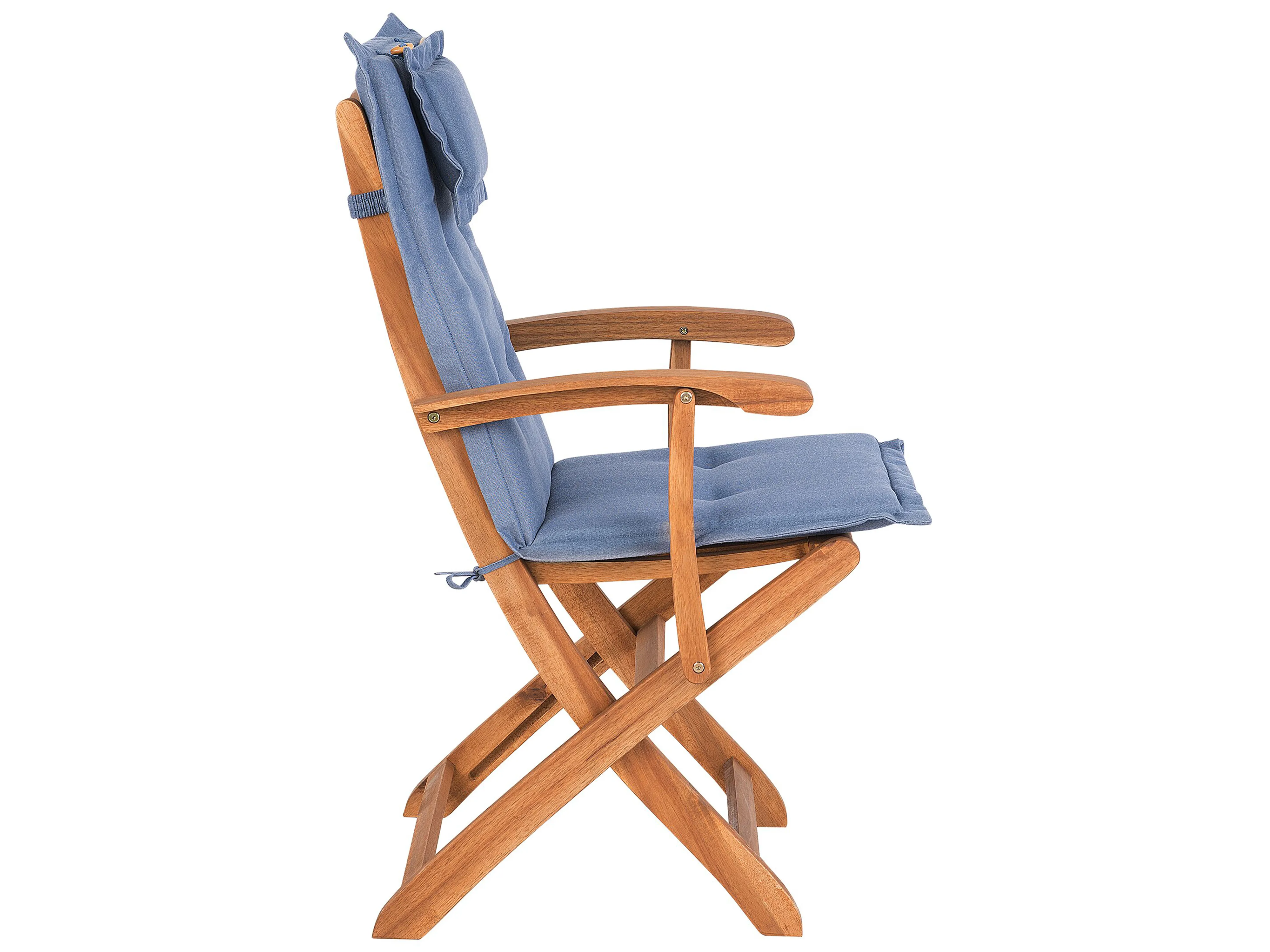Tuinset 8-zits MAUI met kussens Acaciahout Blauw