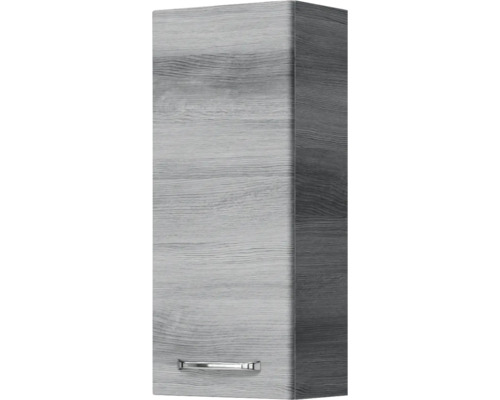 Pelipal Kumba badkamermeubelset (B x H x D): 167 x 200 x 51 cm, grafiet getextureerde fronten, 5-delige set inclusief mineraal gegoten wastafel, halfhoge kast, onderkast en bovenkast (99.1070225193)
