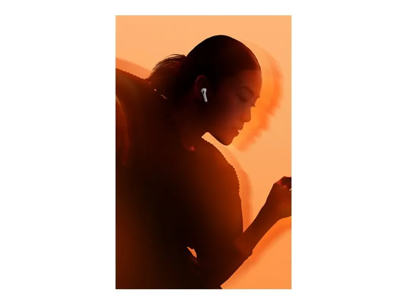 Apple AirPods 4 - Ægte trådløse øretelefoner med mik. - ørespids - Bluetooth - hvid