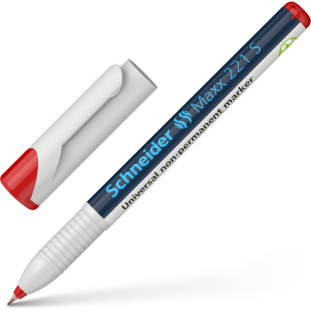 Schneider Maxx 221 S Universalmarker non-permanent - rot - 0.4 mm