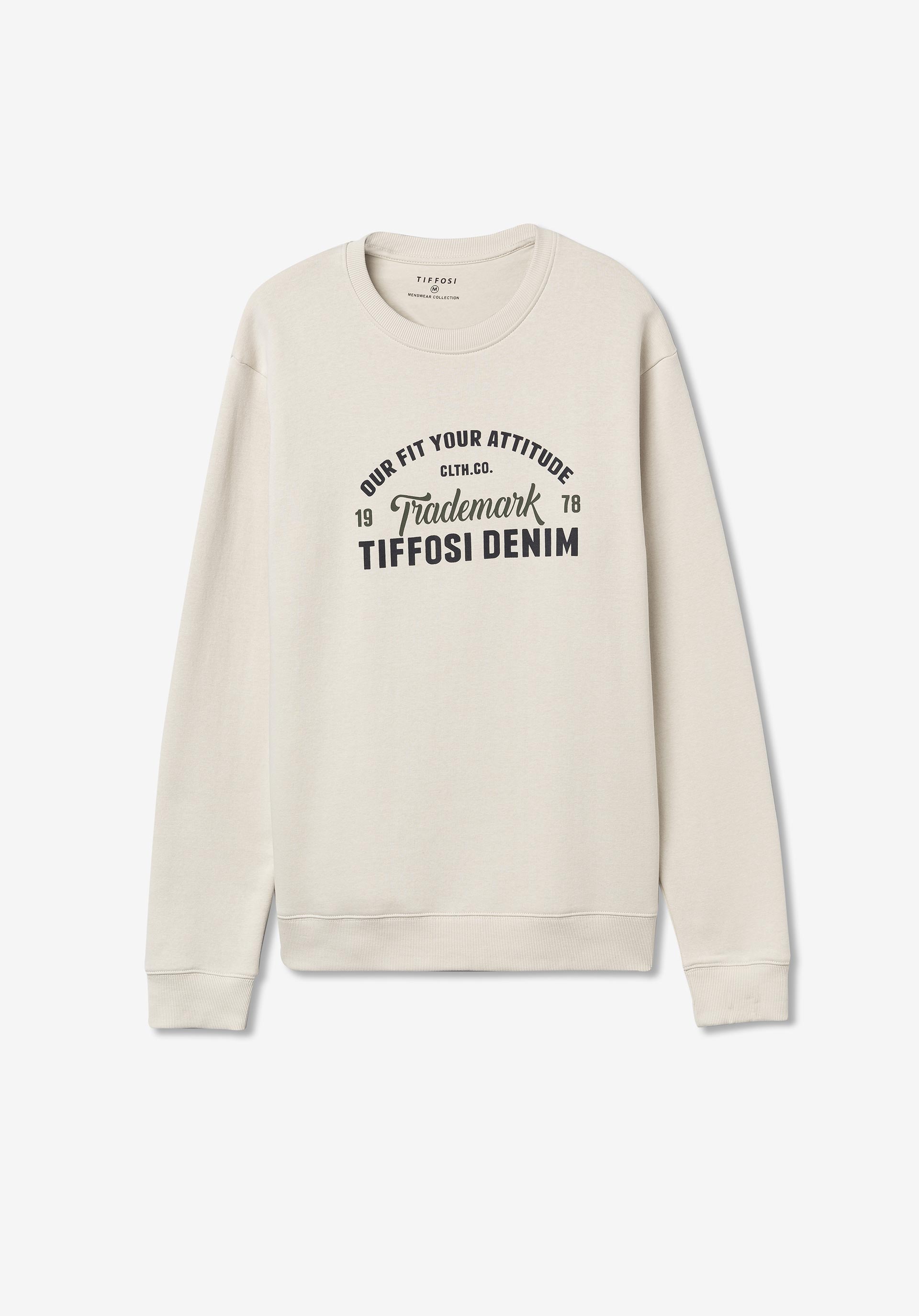 Sweatshirt com Estampado Frontal
