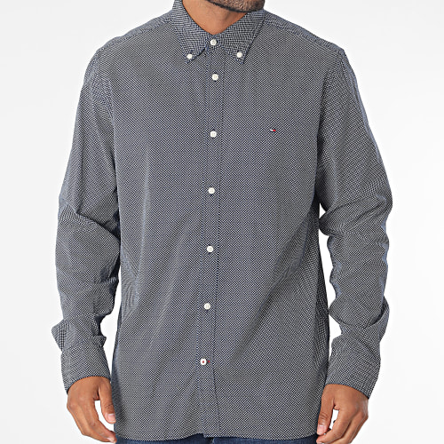 Chemise Manches Longues Natural Soft Flex 2913 Bleu Marine