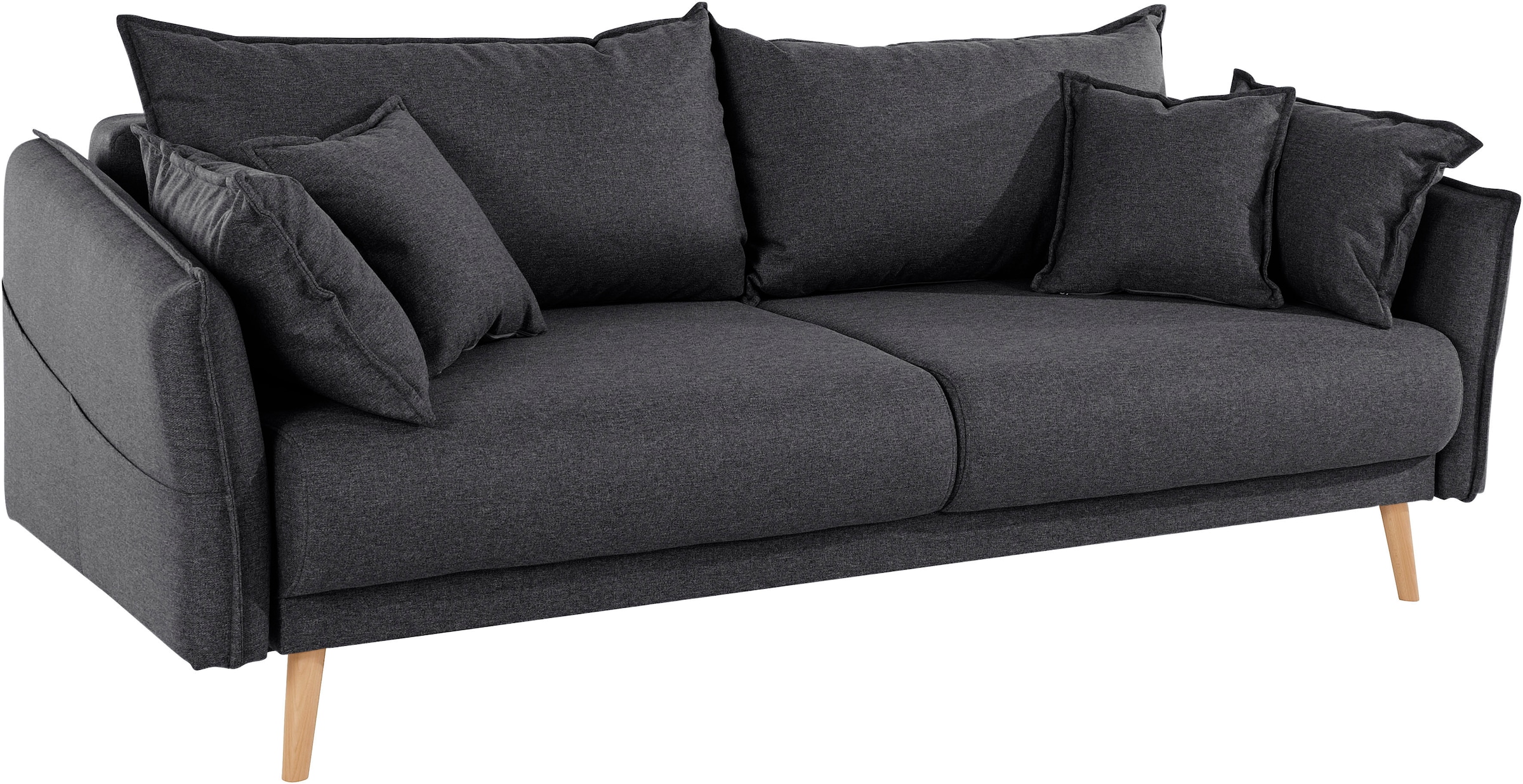 Home affaire Schlafsofa »Granbo« incl. Bettfunktion und Bettkasten, Federkern-Polsterung, Seitentasche