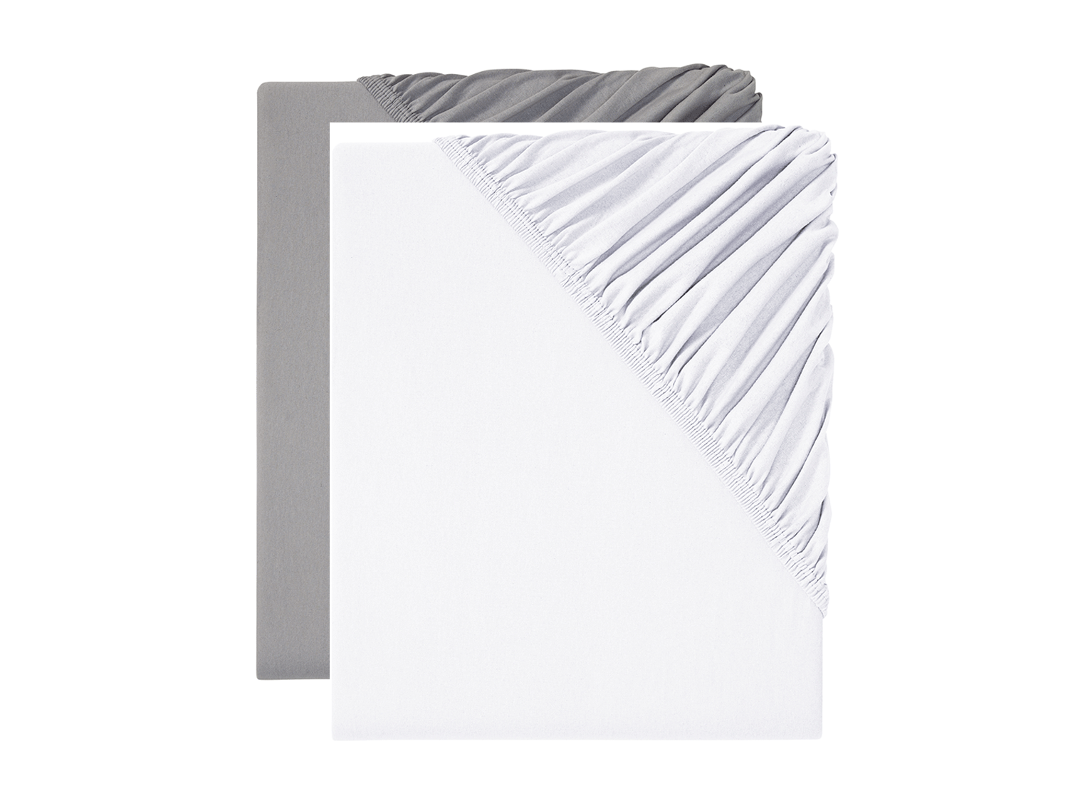 2 jersey hoeslakens 100 x 200 cm