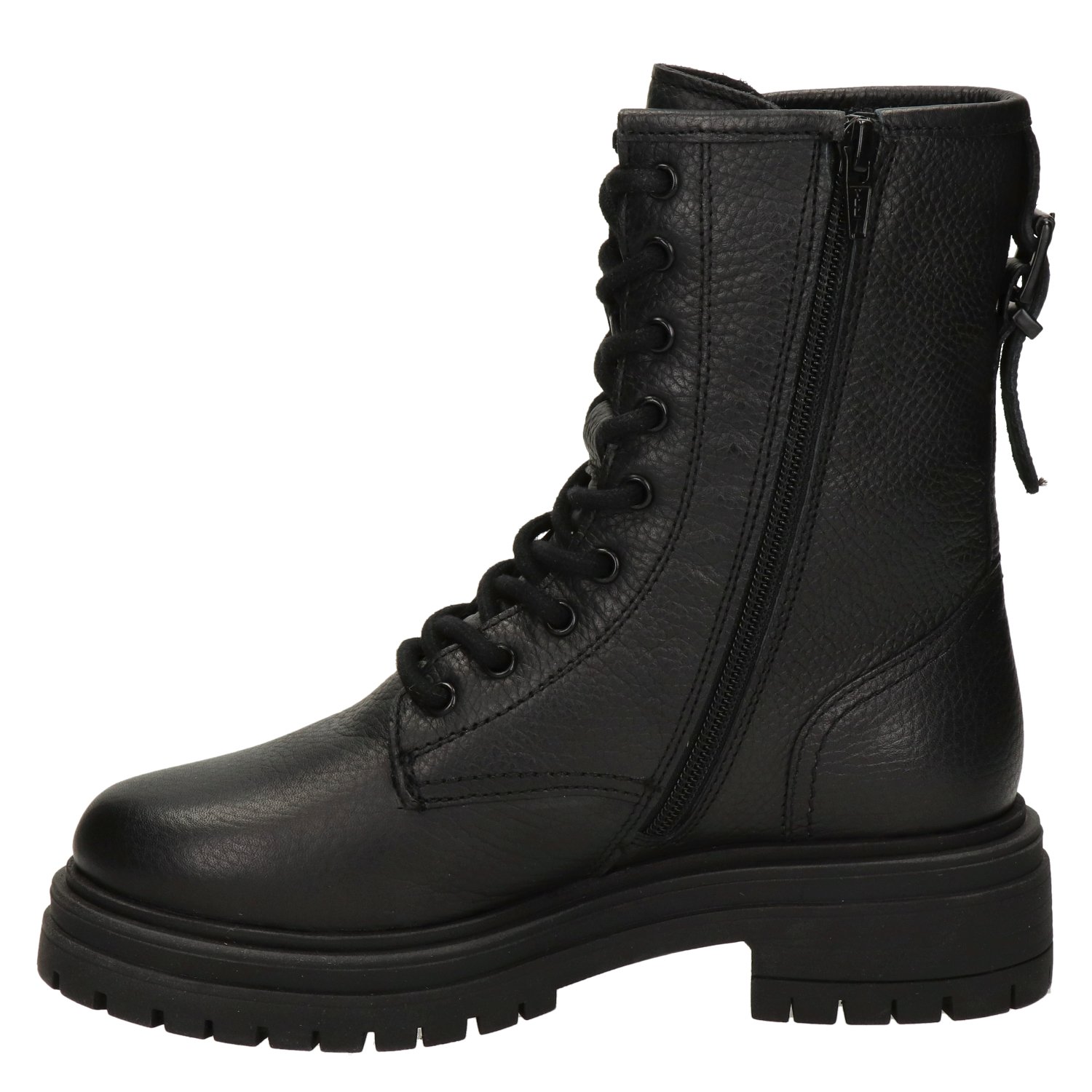 dames veterboot Nelson Zwart