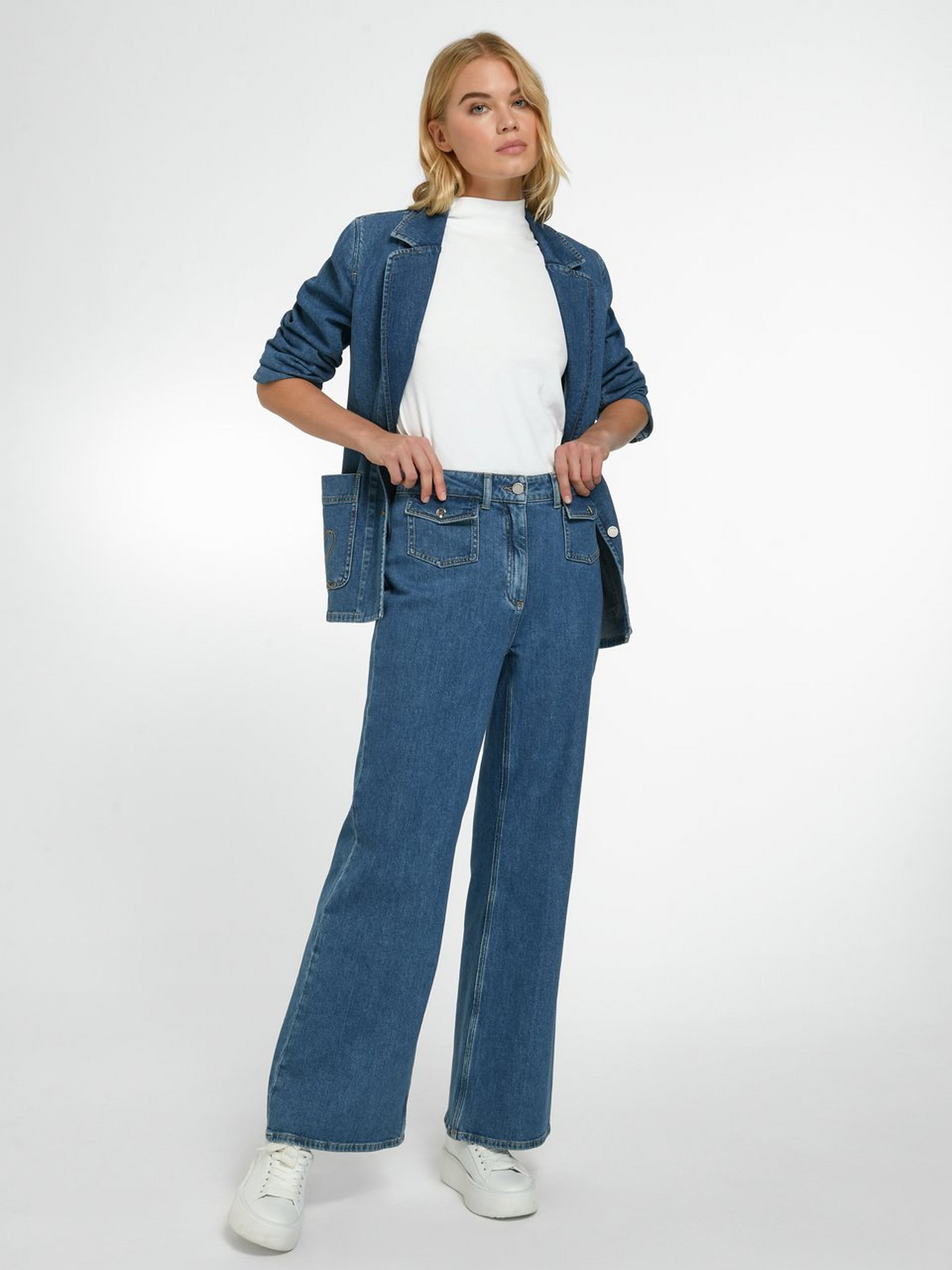 High Waist-Jeans