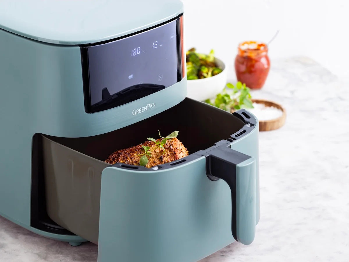 GreenPan Bistro XL Airfryer 7,2L - PFAS-vrij Smokey Blue