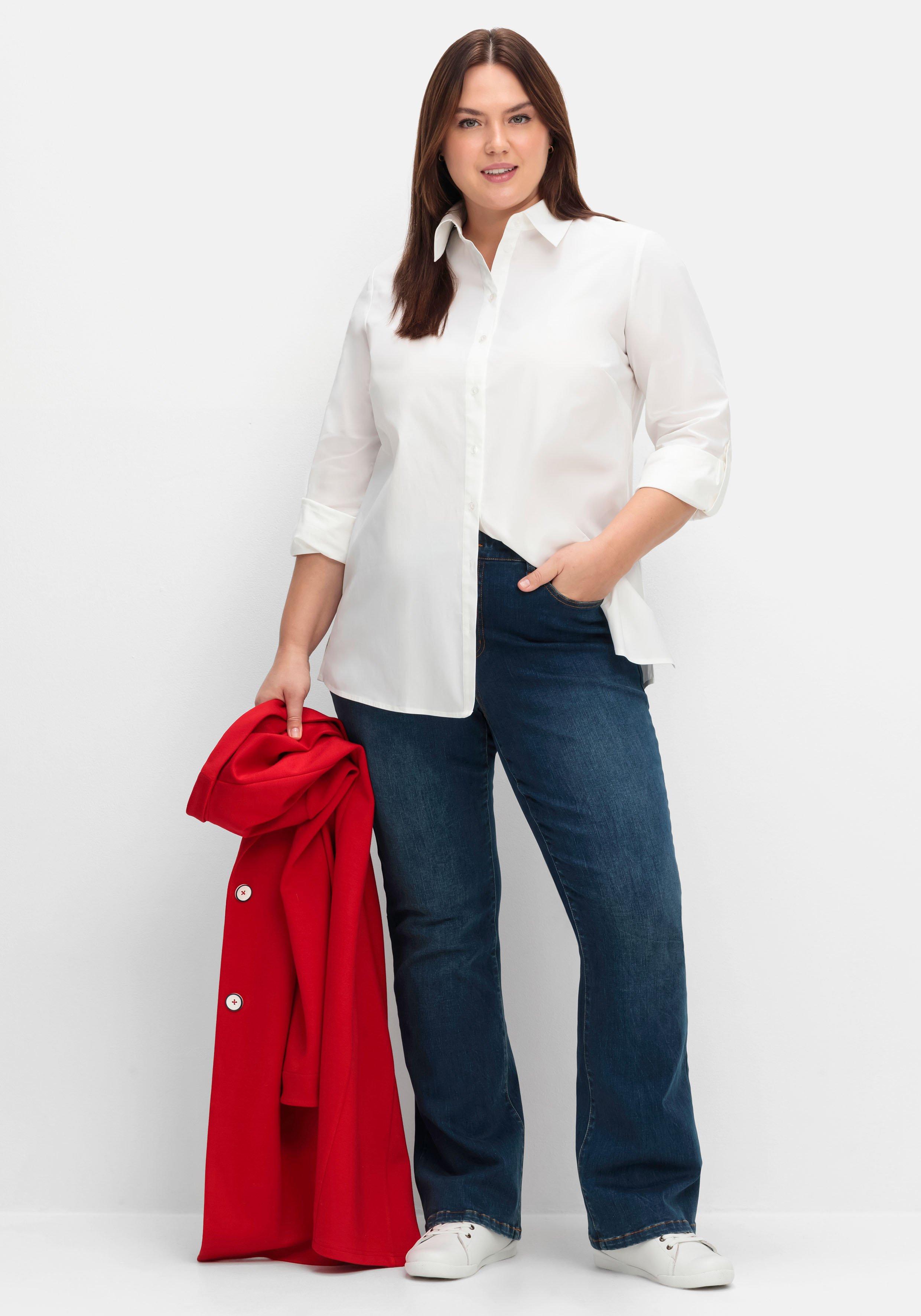 Bootcut Stretch-Jeans mit Bodyforming-Effekt