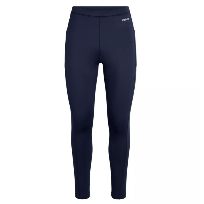 Zebdia Herre Lange tights Running Tights Blå