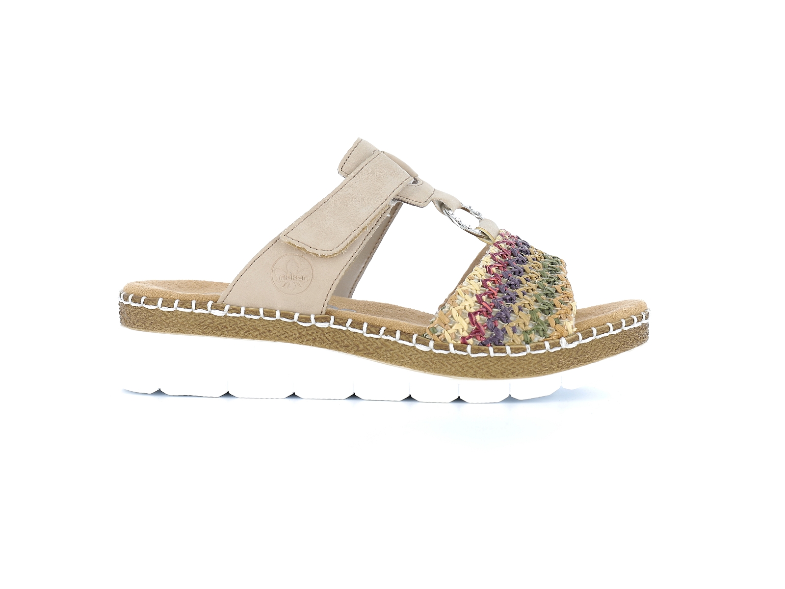 Rieker-V1243 Synthétique Multi Beige