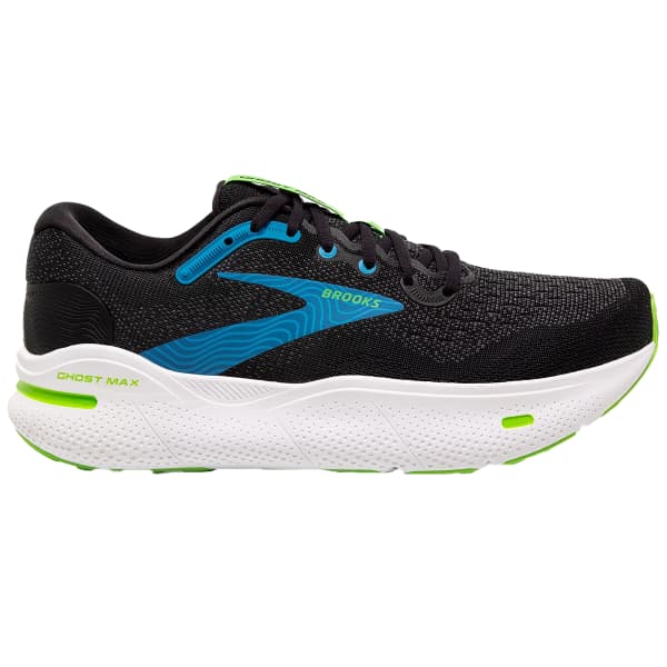 Chaussure running BROOKS GHOST MAX BLACK/ATOMIC BLUE/JASMINE