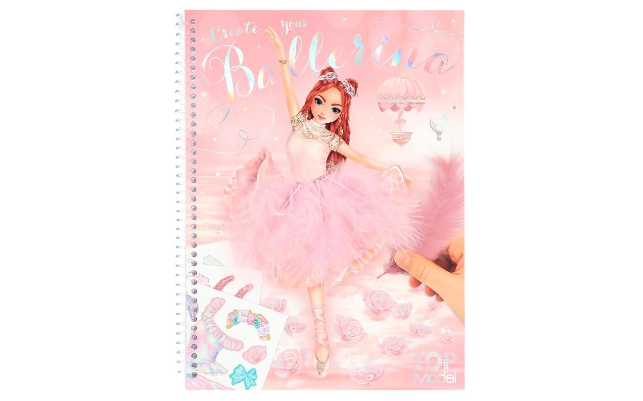 Create your TOPModel kleurboek met stickers BALLET
