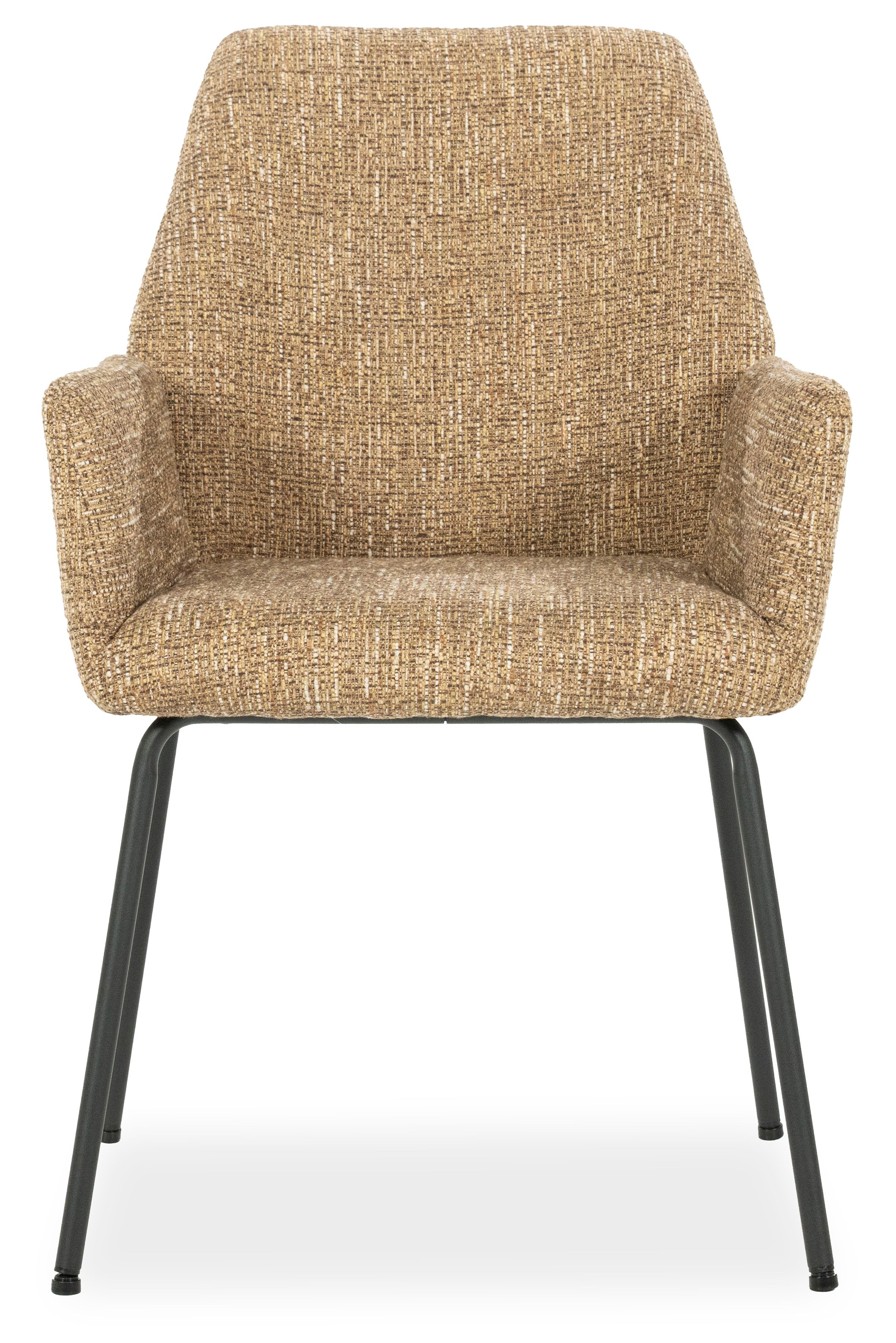 Eetkamerstoel 96338 mosterd Indy B58 x D63 x H89 cm