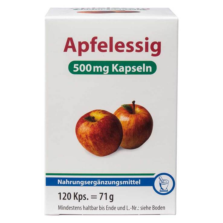 Apfelessig 500 Kapseln, 120 St