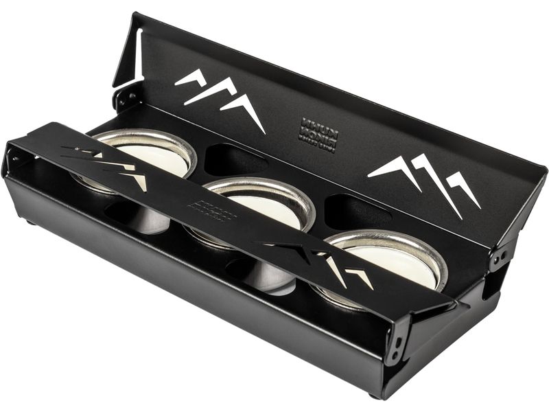 Kuhn Rikon Teelicht-Raclette Mini Berge Schwarz Raclette-Set
