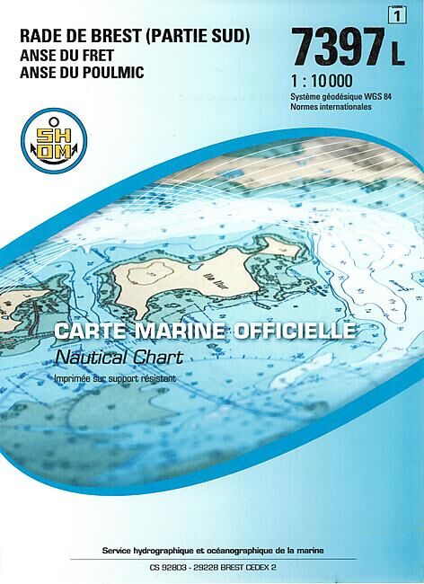EPSHOM - 7397L RADE DE BREST PARTIE SUD