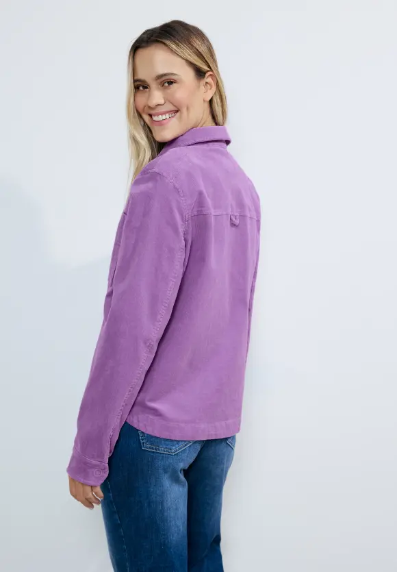 Cord Overshirt - sporty lilac