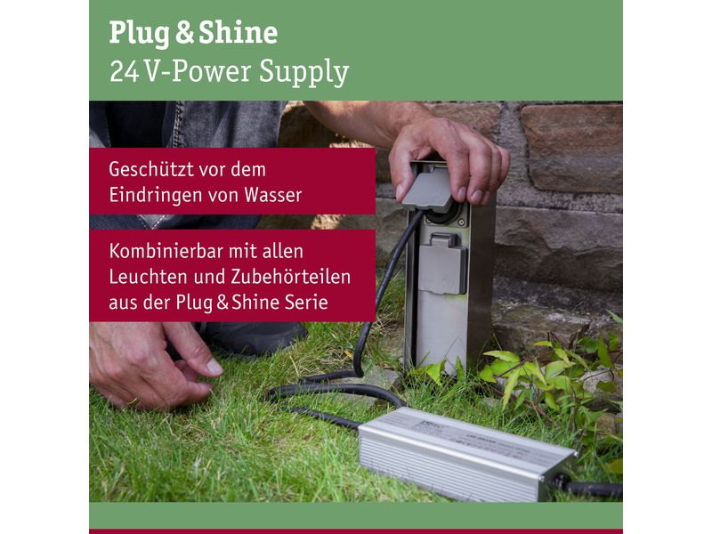 Paulmann Transformator Plug & Shine 75 W IP67 Die Basis für Ihre Outdoor-Lichtinstallation