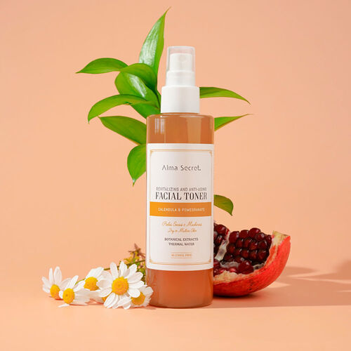 Alma Secret - Facial Toner Revitalizante Y Antiedad Con Caléndula & Granada