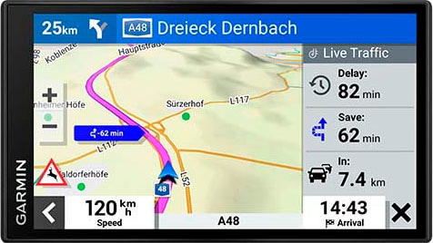 Garmin Navigationsgerät »DriveSmart™ 66 mit Amazon Alexa EU, MT-S« ( Karten-Updates)