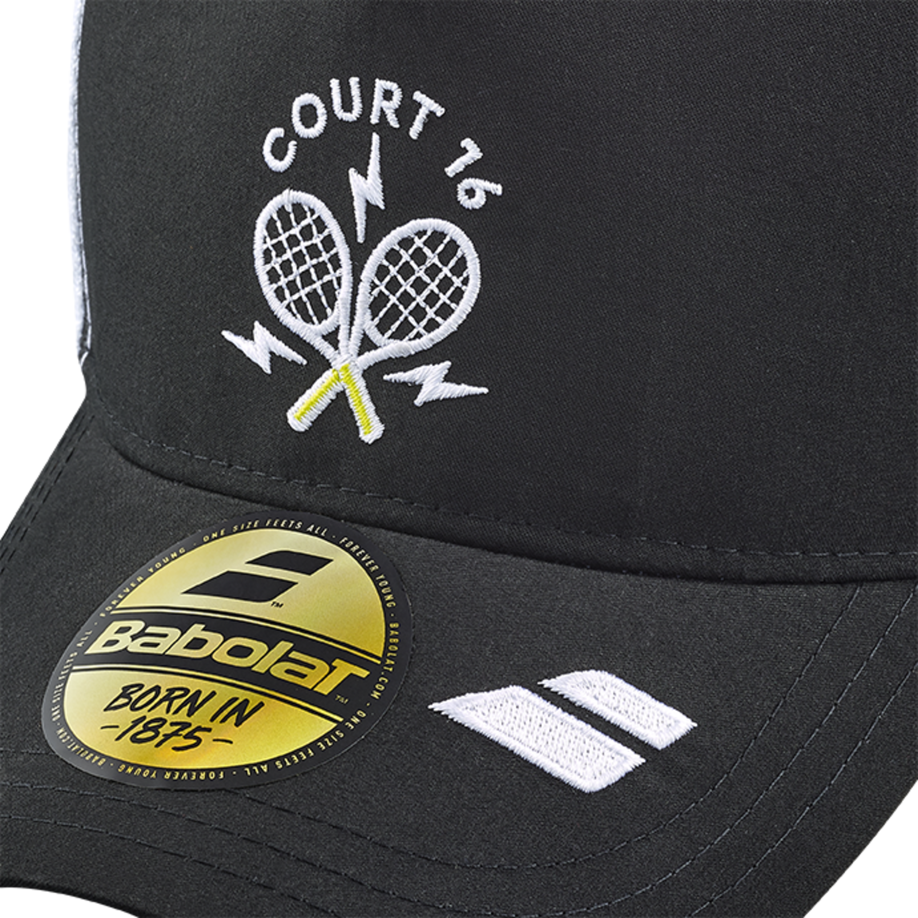 Curve Trucker Cap Junior C16 Weiß / Schwarz