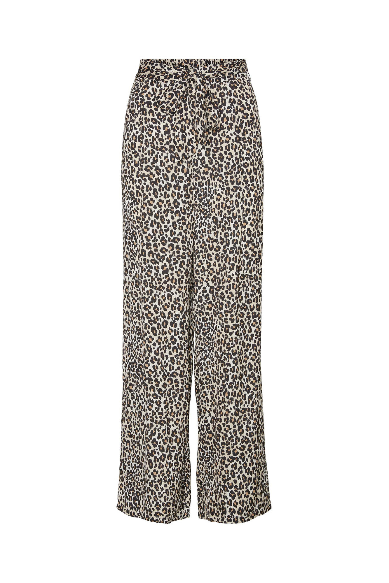 Calça feminina de cintura alta - Cinza