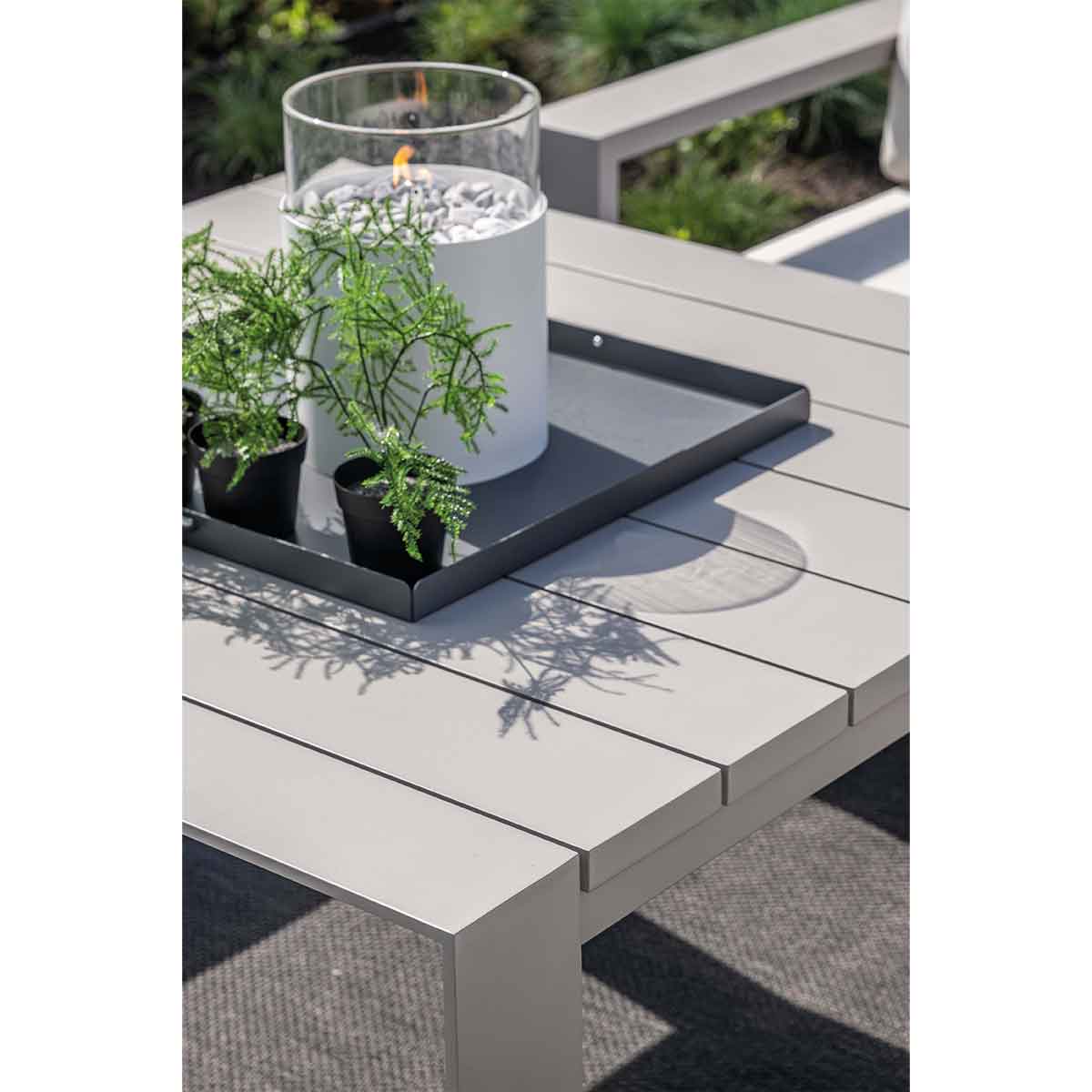 Garden Impressions Malakka taupe - 4-delige loungediningset
