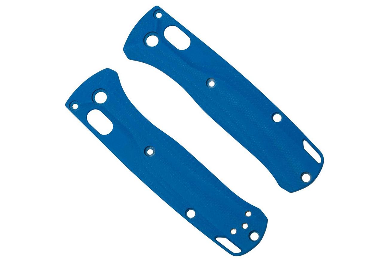 Flytanium Benchmade Mini Bugout Scales, Crossfade Blue G10