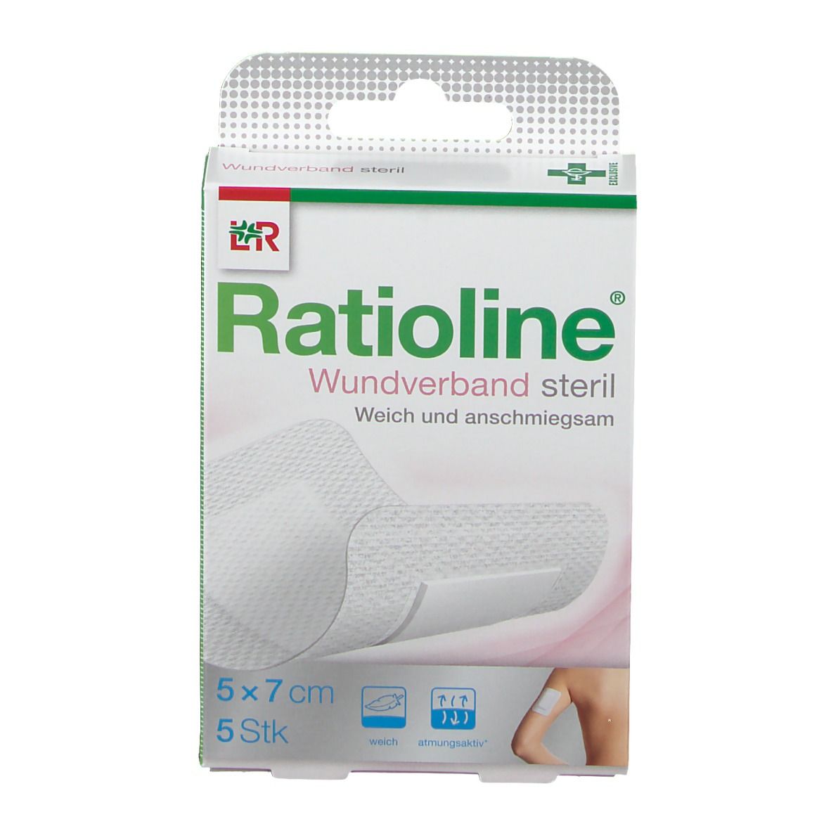 Ratioline® Wundverband steril 7 x 5 cm
