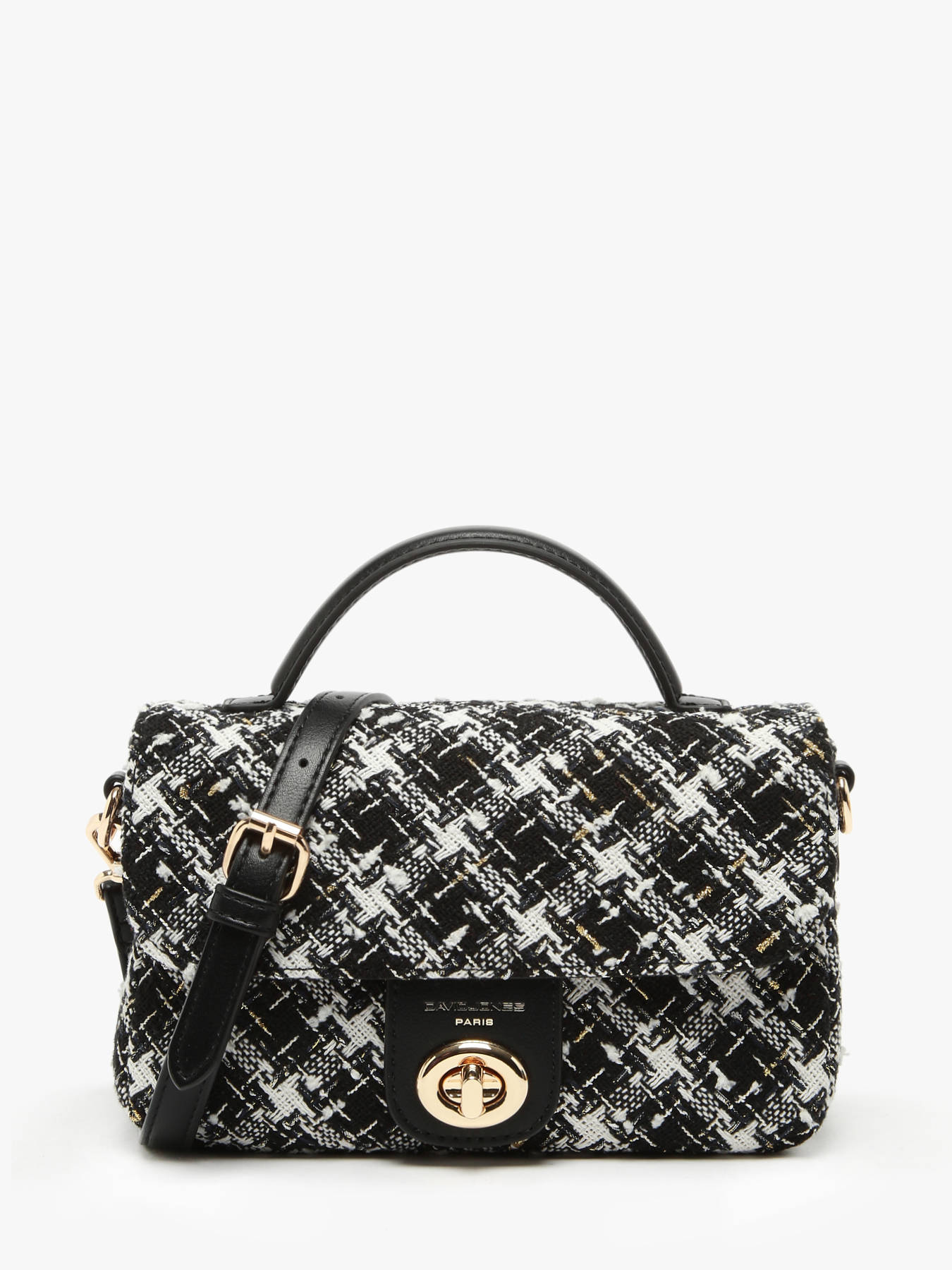 Sac bandoulire Tweed DAVID JONES