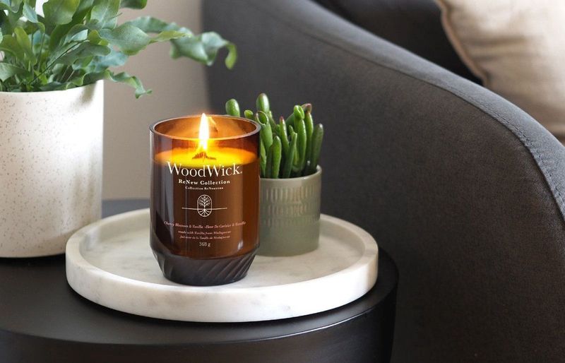 WoodWick - Renew Geurkaars - Kersenbloesem & Vanille - 368 g