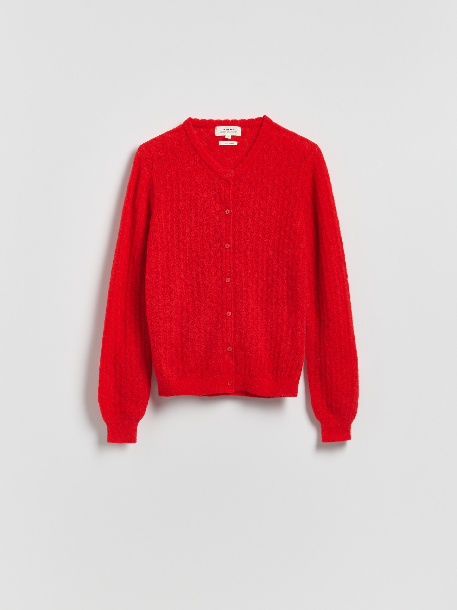 Strickjacke aus Alpaka-Wollmischung