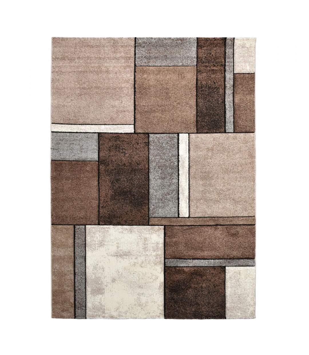 Tapis salon BRILLANCE 661-95 en polypropylène doux et soyeux OEKO TEX