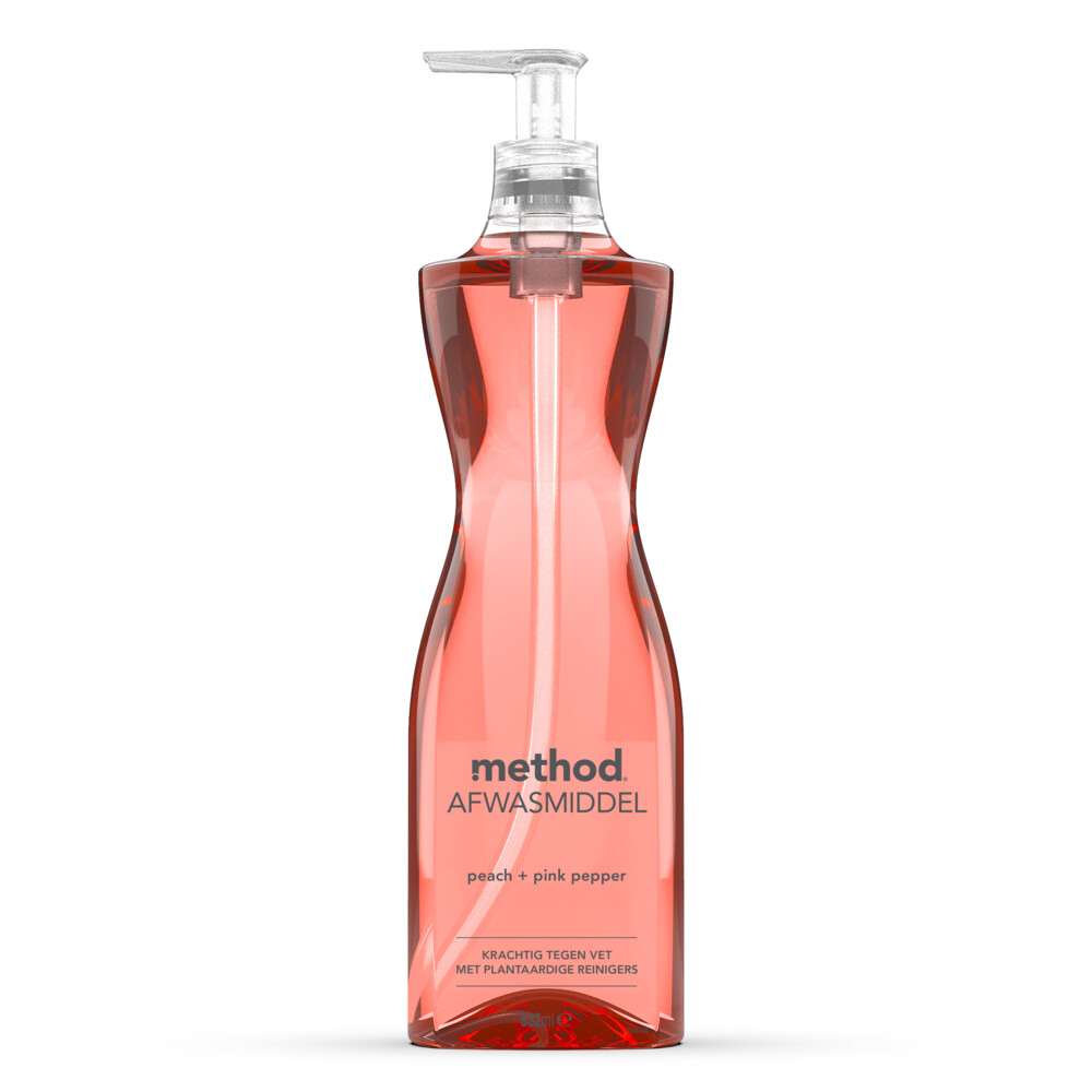4x Method Afwasmiddel Perzik & Roze Peper532 ml