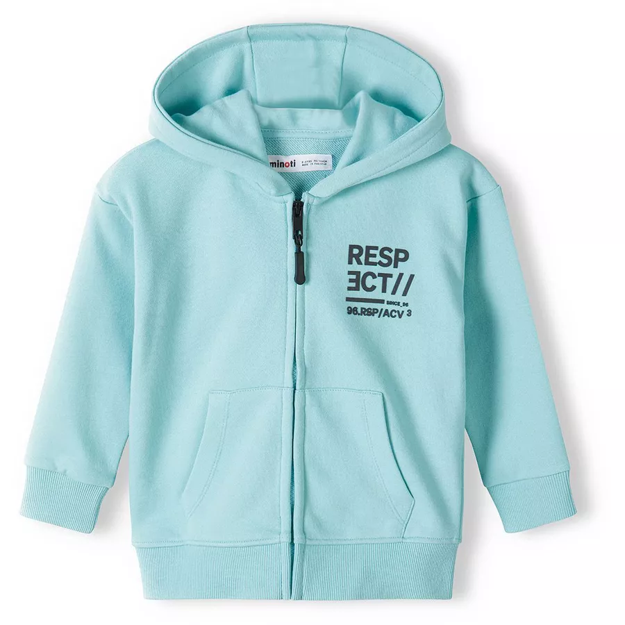 MINOTI Sweatjacke RESPECT Mintgrün