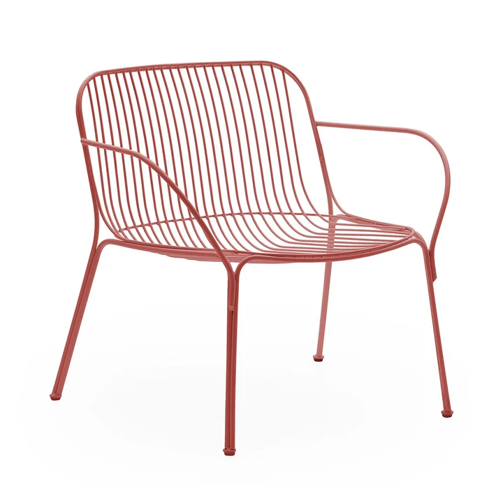 Kartell - Hiray Lounge Chair, rostrot